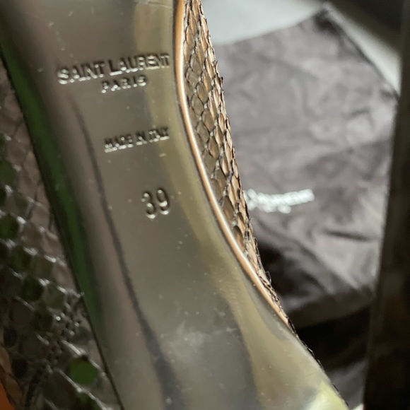 Saint Laurent snakeskin booties - Picture 6 of 10